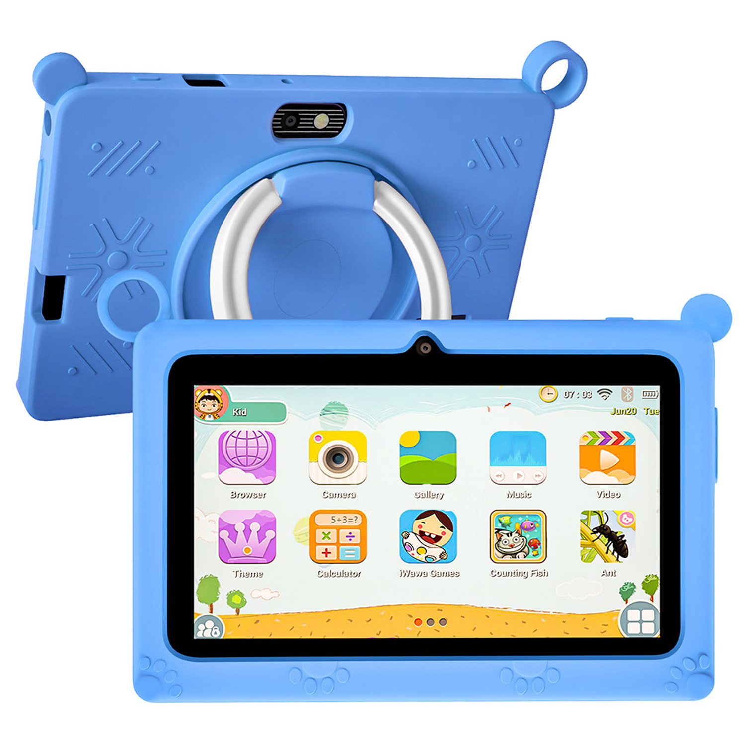 Kids Tablet With Accessories - New 5G Kids Tablet 7 Inch