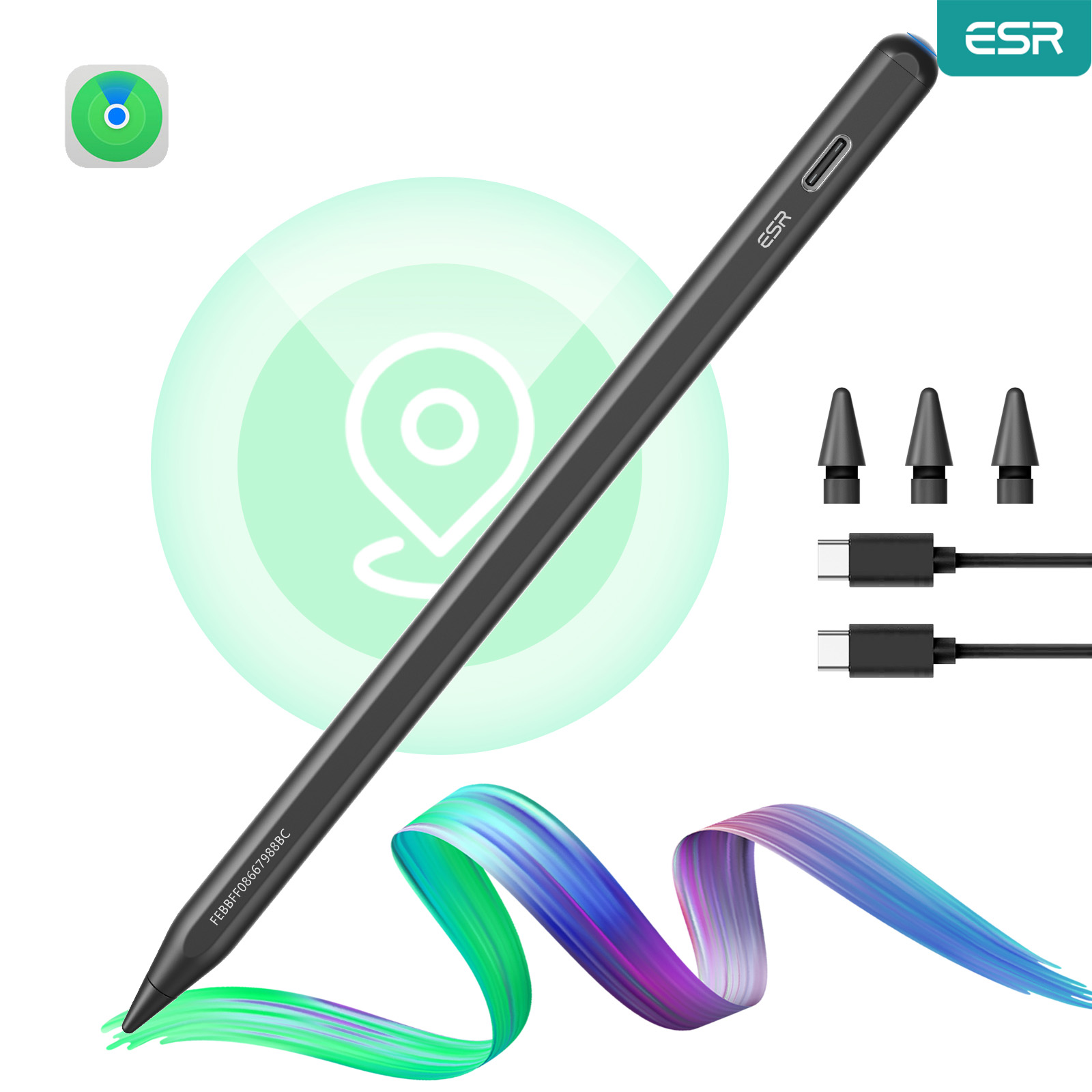 Tablet Accessories Kids - ESR iPad Pencil Compatible with iPad
