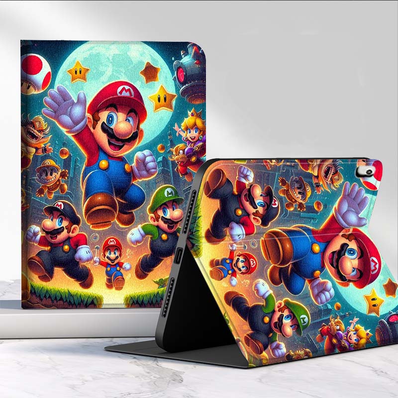 Remarkable Tablet Accessories - Cartoon M-Marios Art For Samsung Galaxy