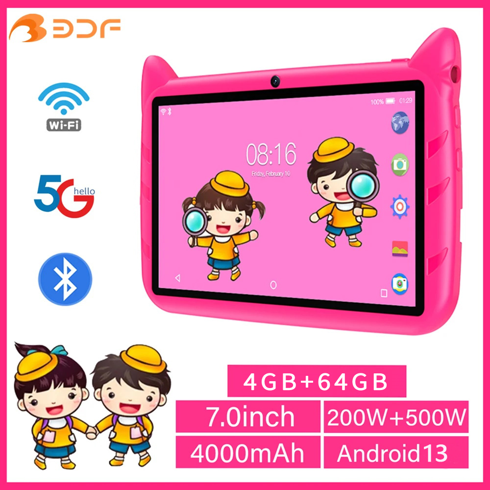 Kids Tablet With Accessories - BDF 7 Inch Kid Tablet Android