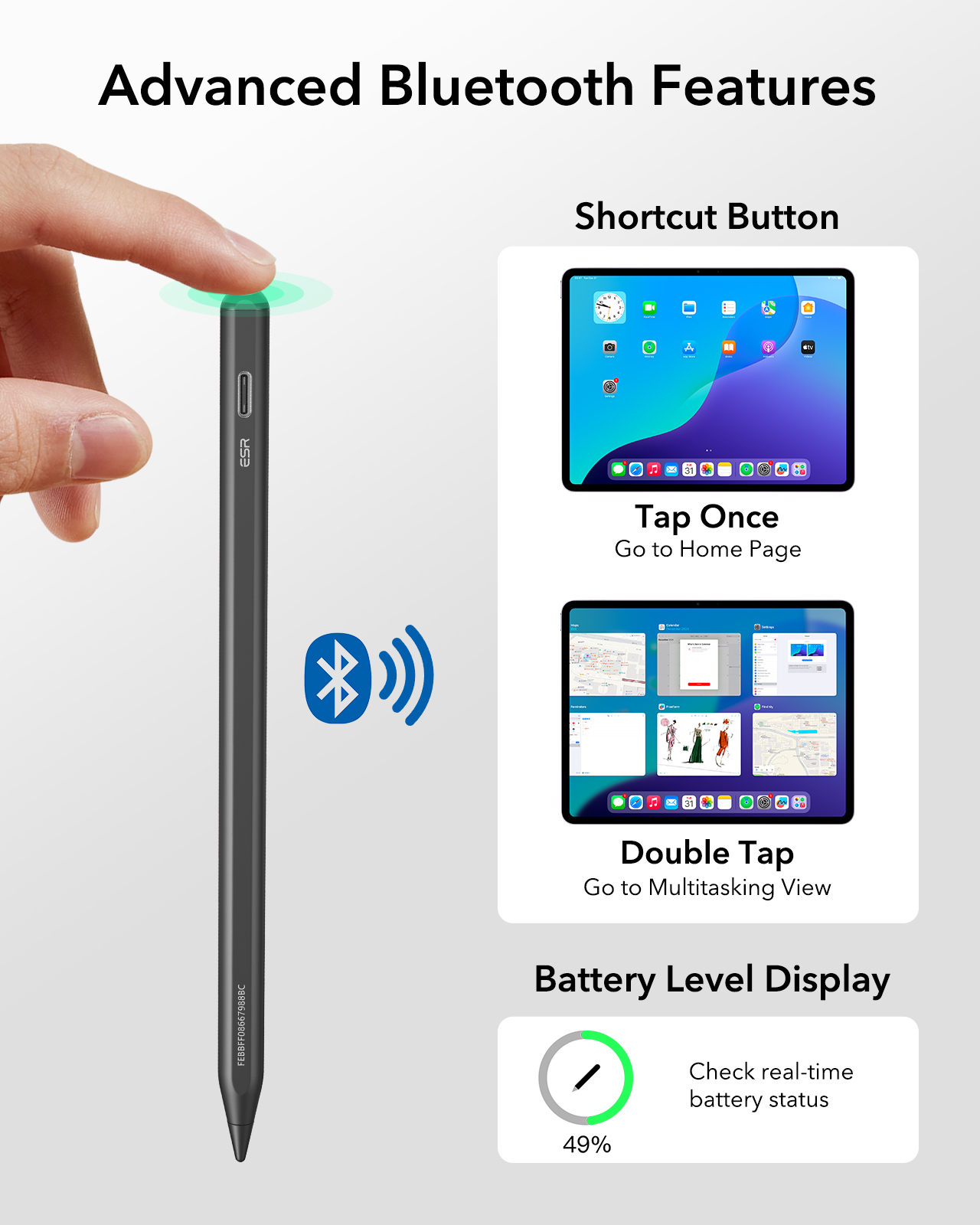 ESR iPad Pencil Compatible wit - Tablet Accessories Kids ulasan dan harga
