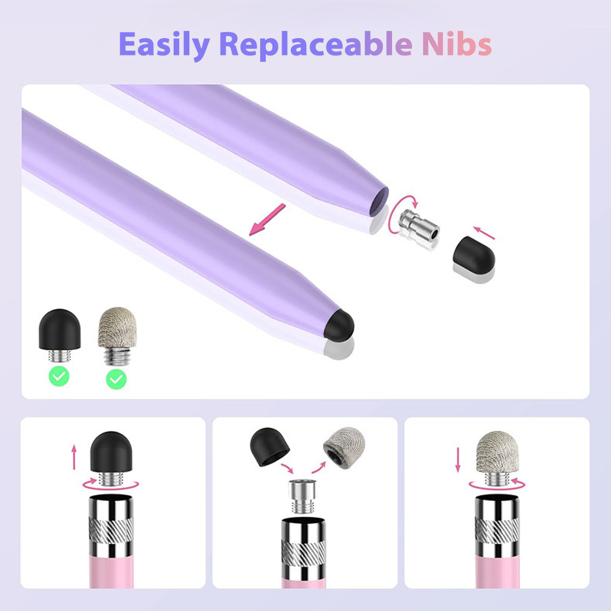 Universal 2 in 1 Stylus Pen fo - Tablet Accessories Kids ulasan dan harga