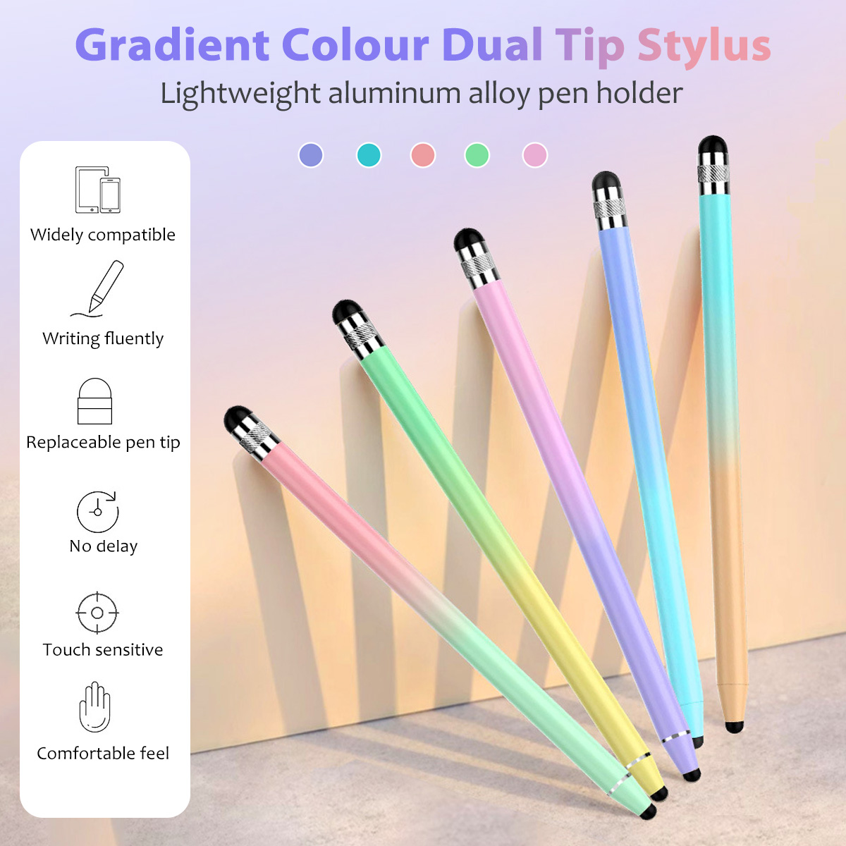 Universal 2 in 1 Stylus Pen fo - Tablet Accessories Kids ulasan dan harga