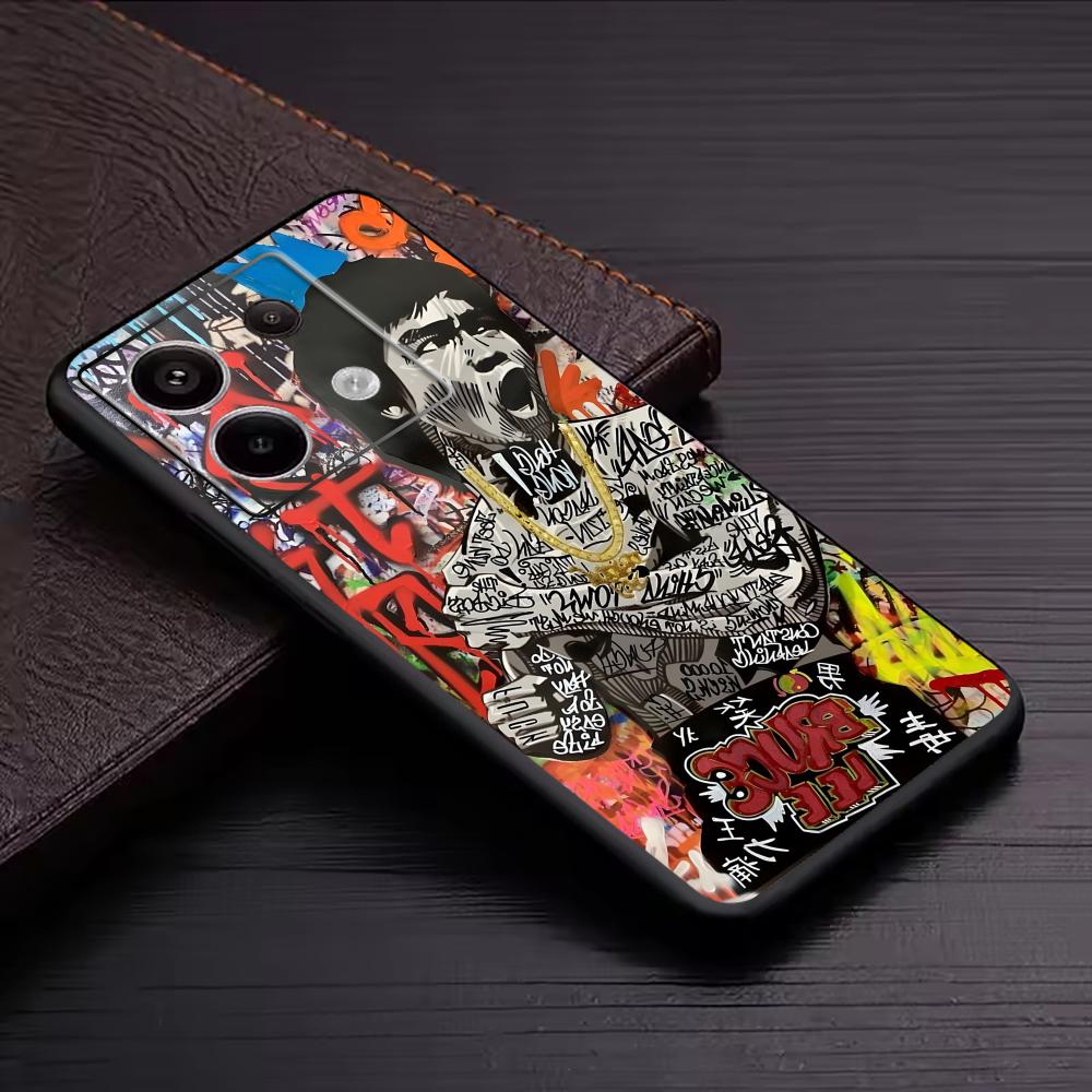 Banksy Graffiti Art  Phone Cas - Xiaomi Redmi Note 13 ulasan dan harga