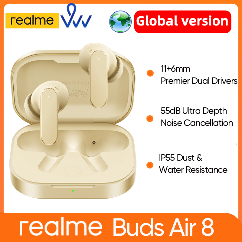 realme Buds Air 8  Wireless Ea - Realme Tablet Accessories ulasan dan harga
