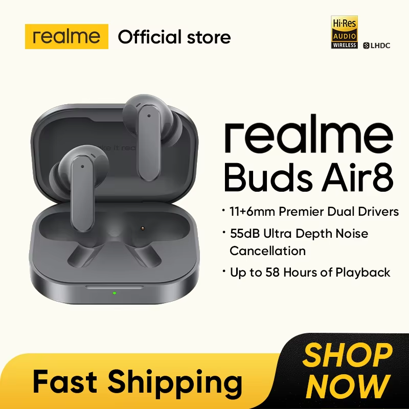  Global Version realme Buds Ai - Realme Tablet Accessories ulasan dan harga