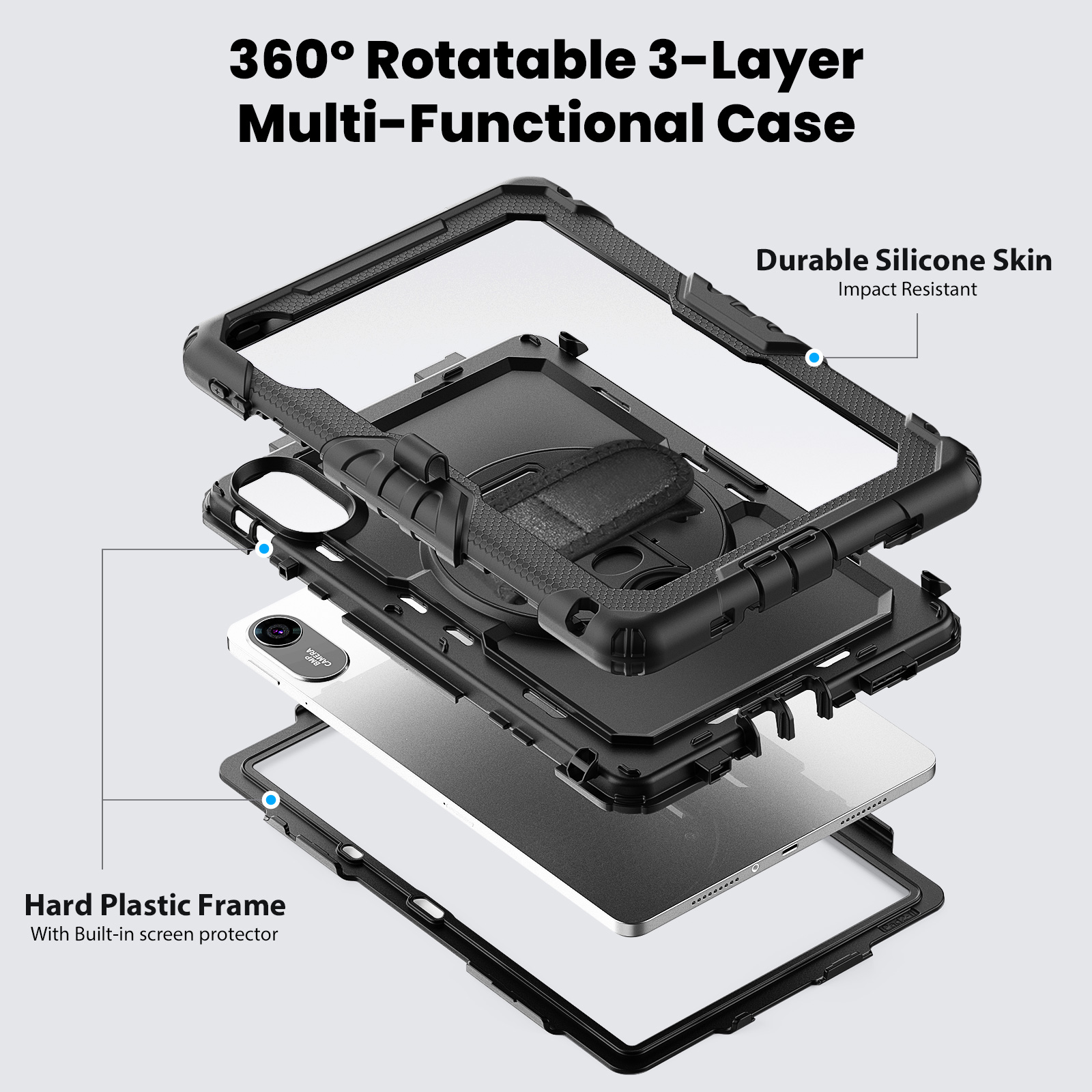 Heavy Duty Protective Case for - Redmi Tablet Accessories ulasan dan harga