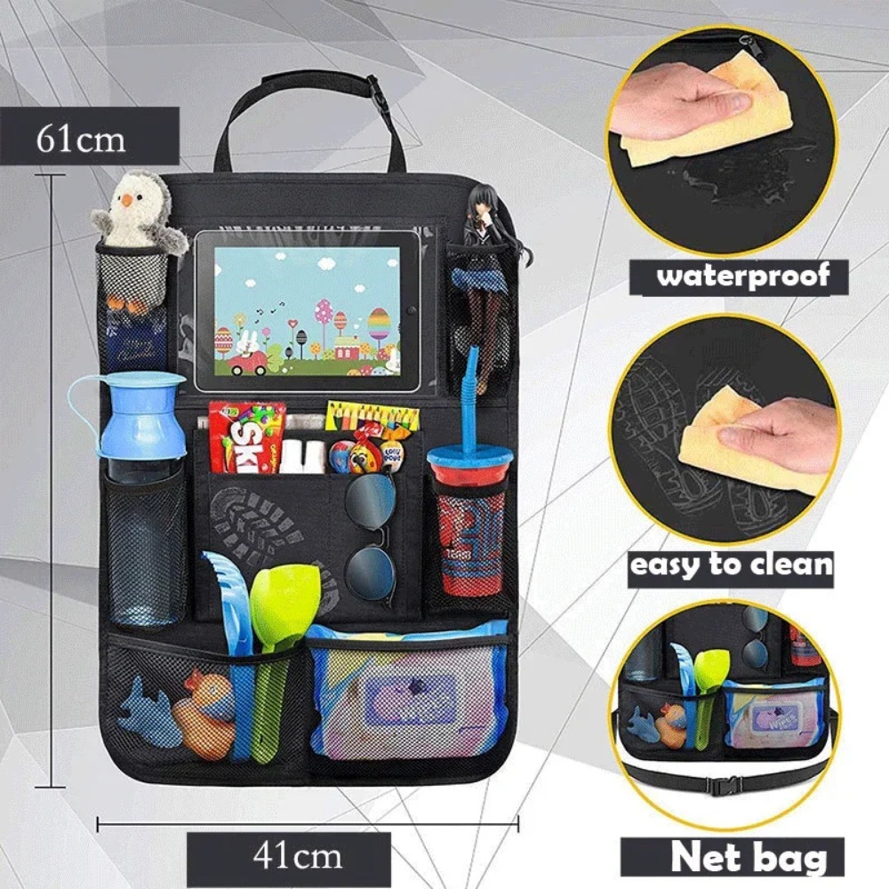 Car Seat Back Organizer 9 Stor - Tablet Accessories Kids ulasan dan harga