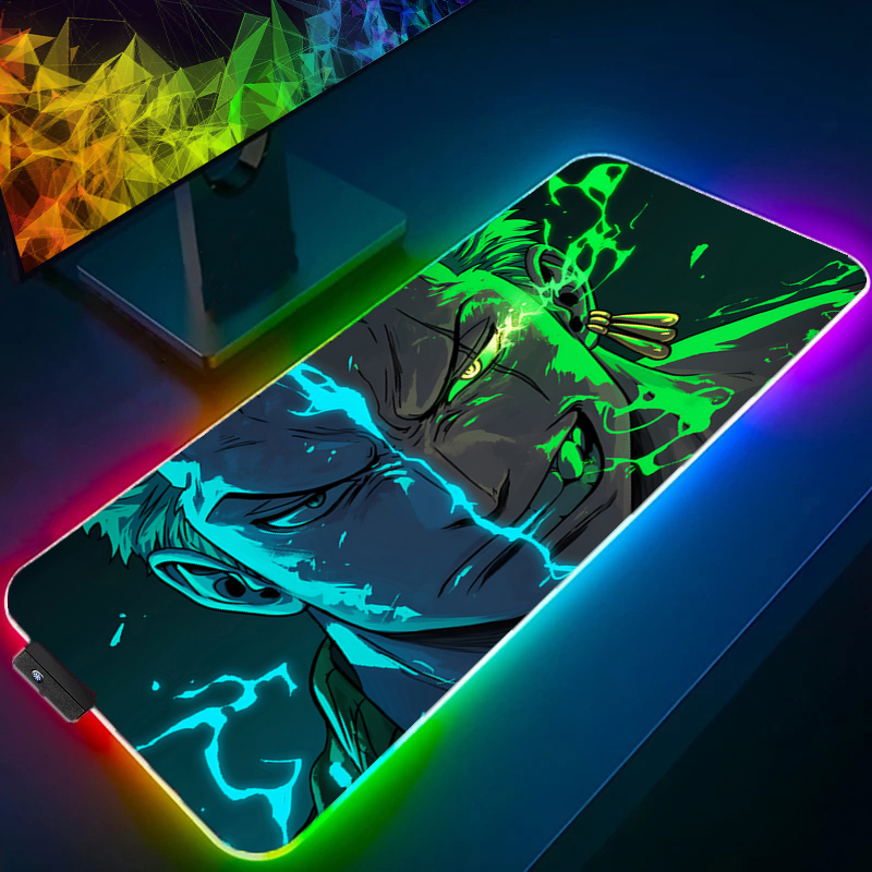 ONE PIECE Zoro Mouse Pad RGB G - Rugged Tablet Accessories ulasan dan harga
