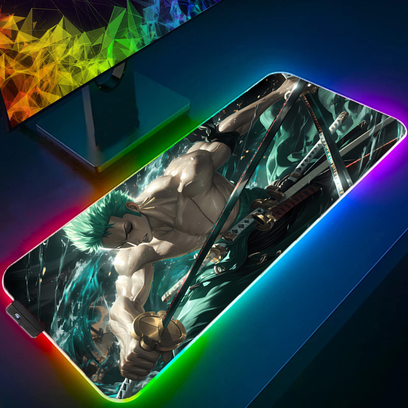 ONE PIECE Zoro Mouse Pad RGB G - Rugged Tablet Accessories ulasan dan harga