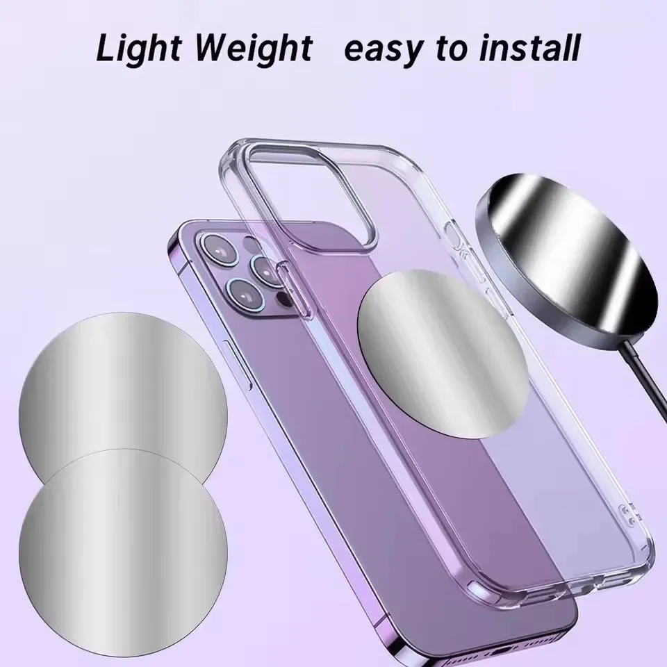 1-5PCS 8CM Magnetic Metal Plat - Essential Tablet Accessories ulasan dan harga