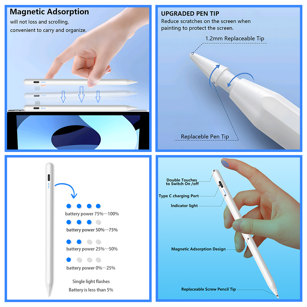 Stylus Pen For 2025 iPad Apple - Tablet Accessories Kids ulasan dan harga