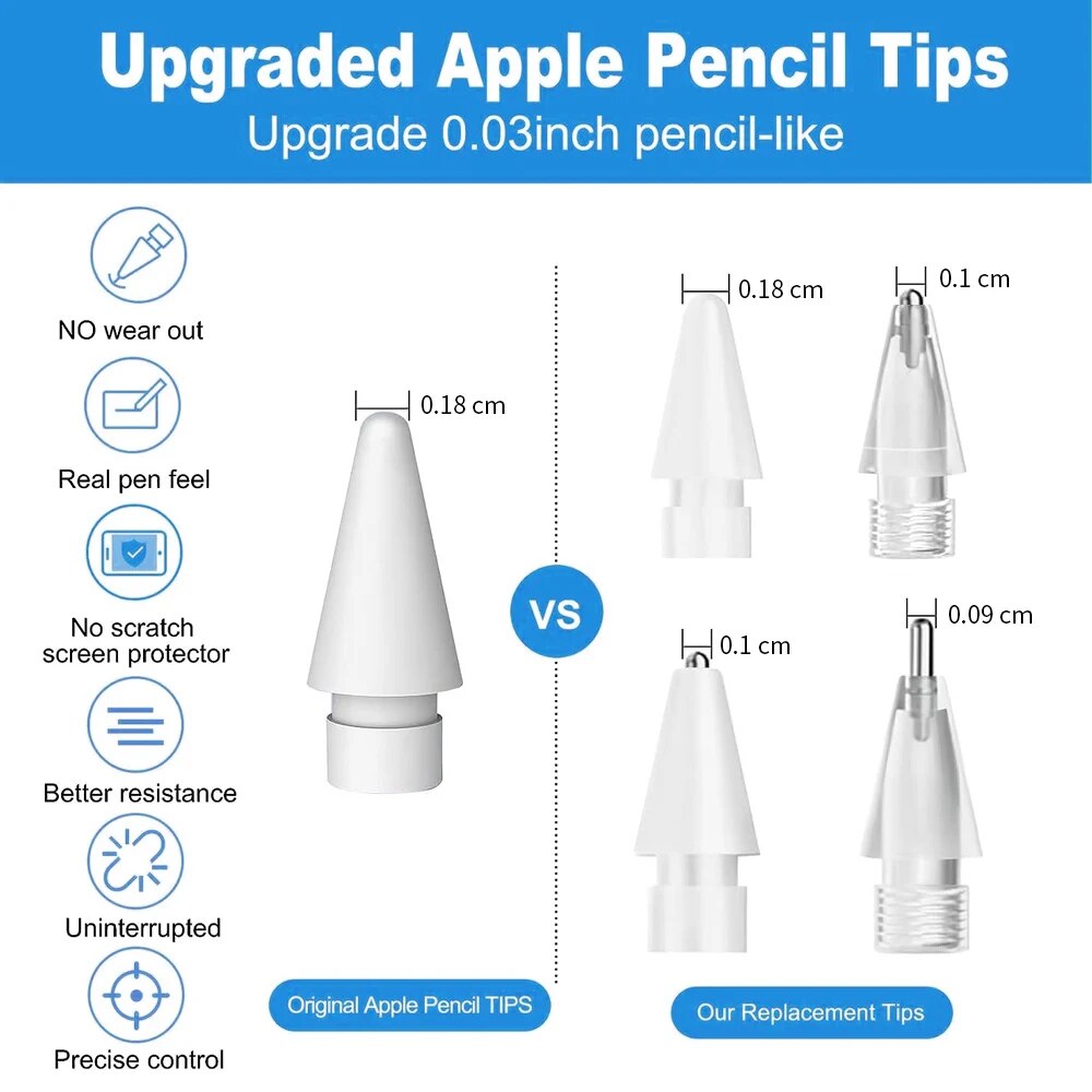 For Apple Pencil Pen Nib Penci - Tablet Drawing Accessories ulasan dan harga