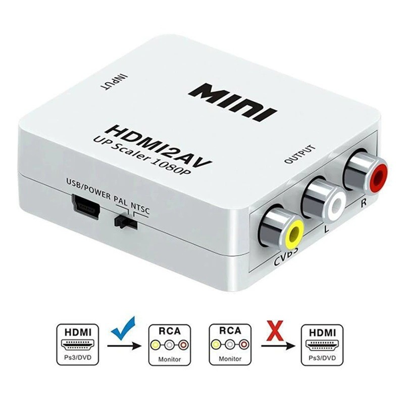 1080P HDMI-Compatible to AV RC - Hdmi Adapter Tablet ulasan dan harga