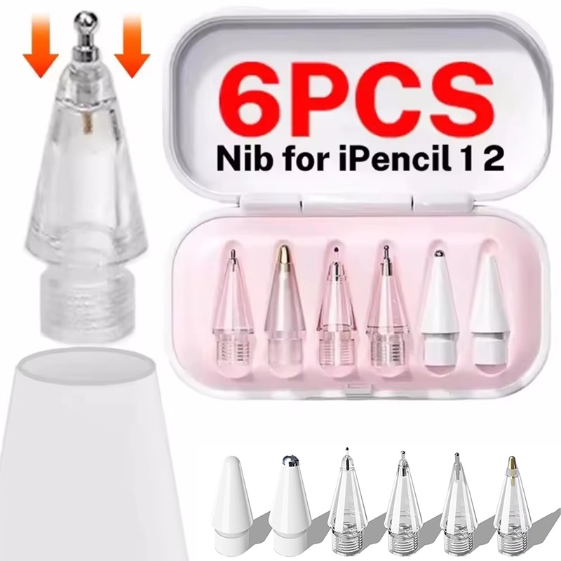 6pcs Replaceable Stylus Pencil - Tablet Drawing Accessories ulasan dan harga