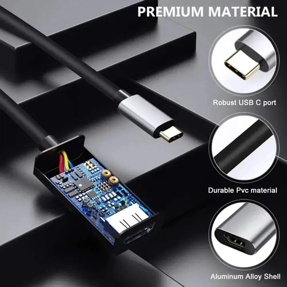 4K 60Hz  Type C to HDMI Adapte - Hdmi Adapter Tablet ulasan dan harga