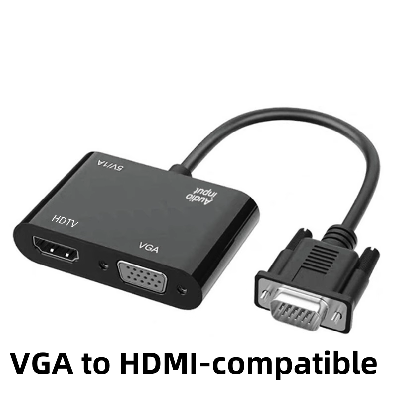 VGA(Host) to VGA/HDMI-compatib - Hdmi Adapter Tablet ulasan dan harga