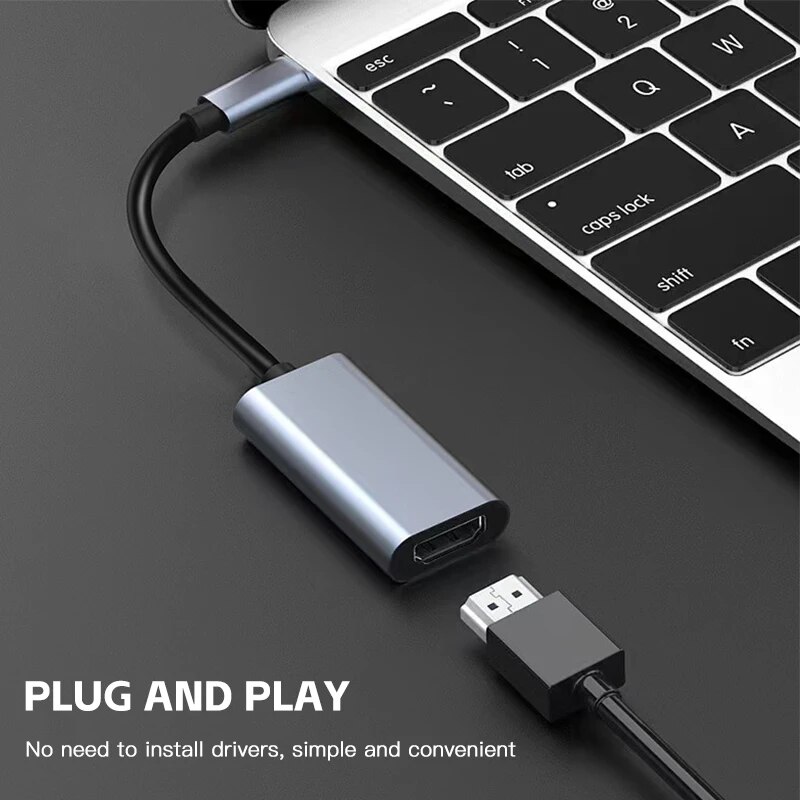 TYPE C to HDTV 4K Adapter USB  - Hdmi Adapter Tablet ulasan dan harga